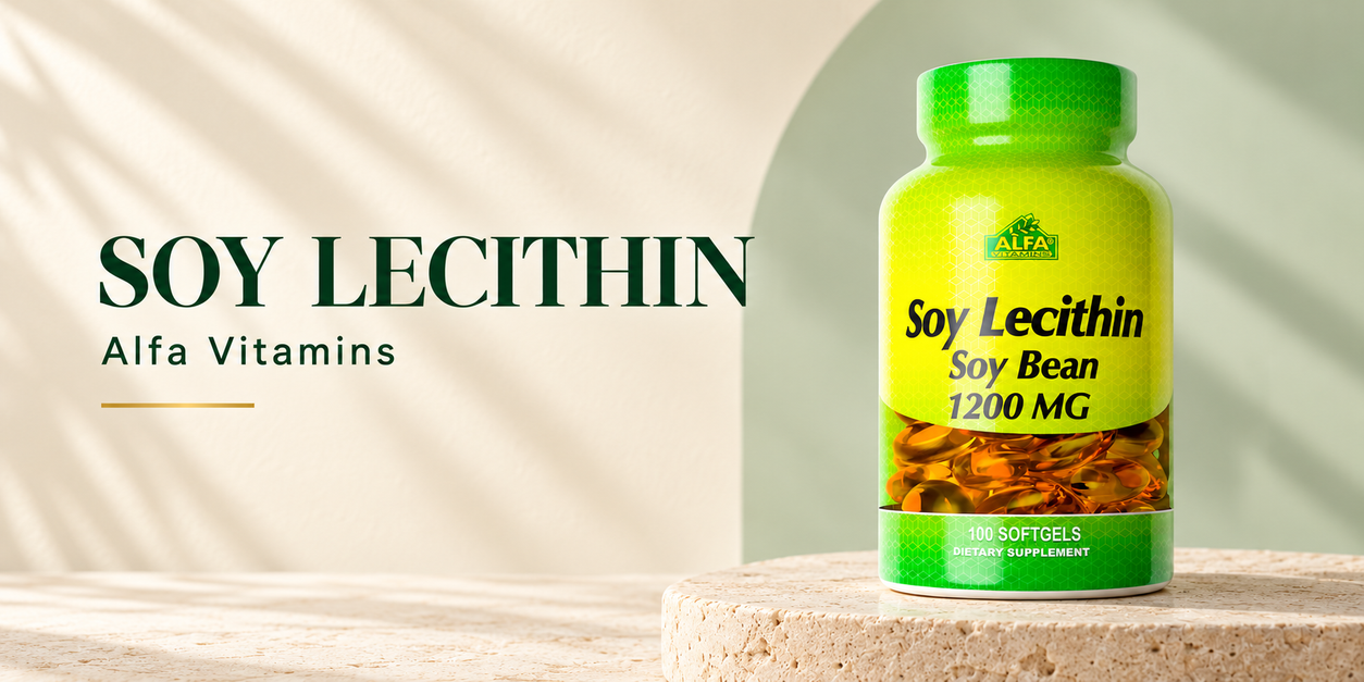 Alfa Vitamins Soy Lecithin bottle