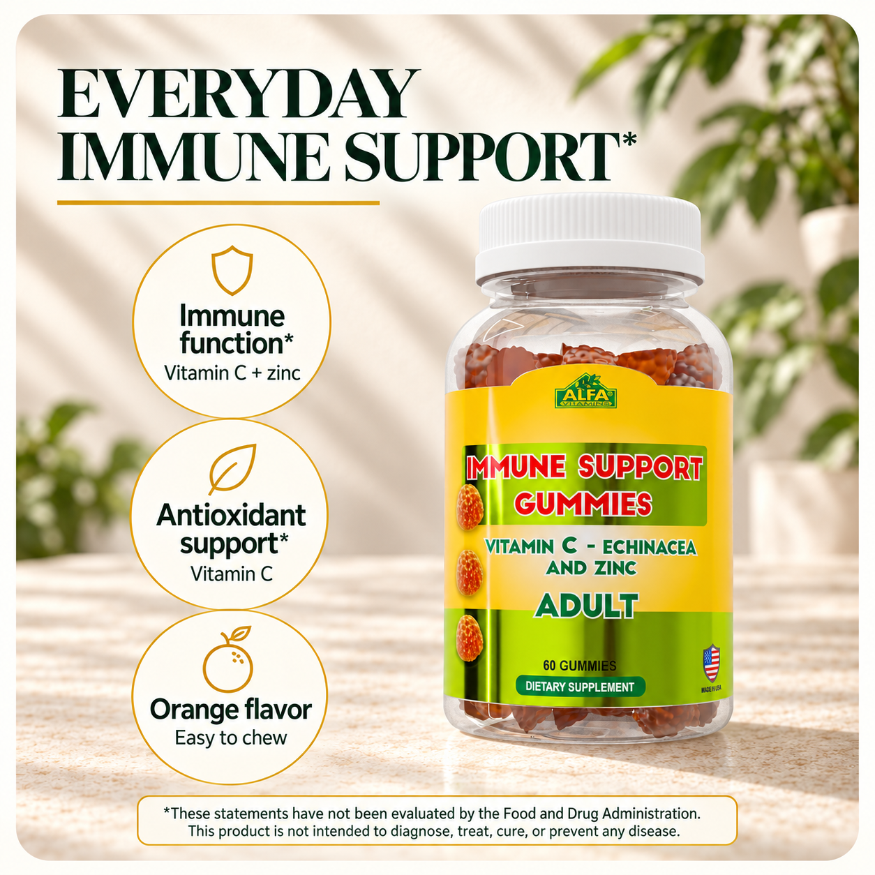 Immune Support Gummies — benefits