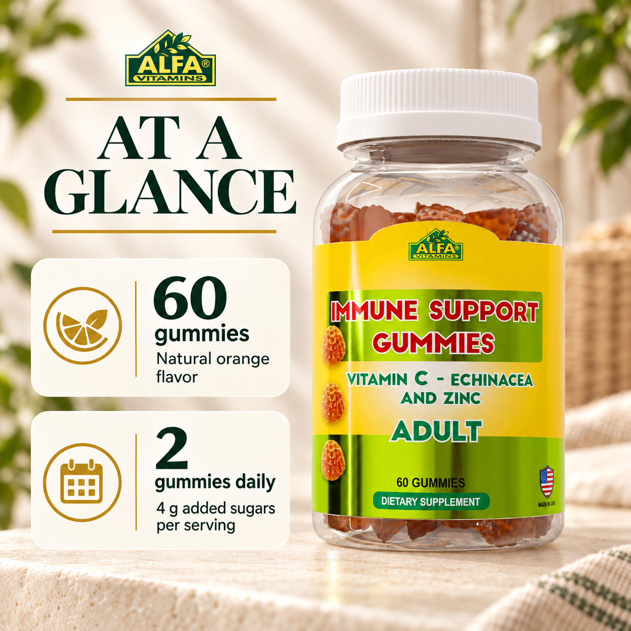 Immune Support Gummies — format