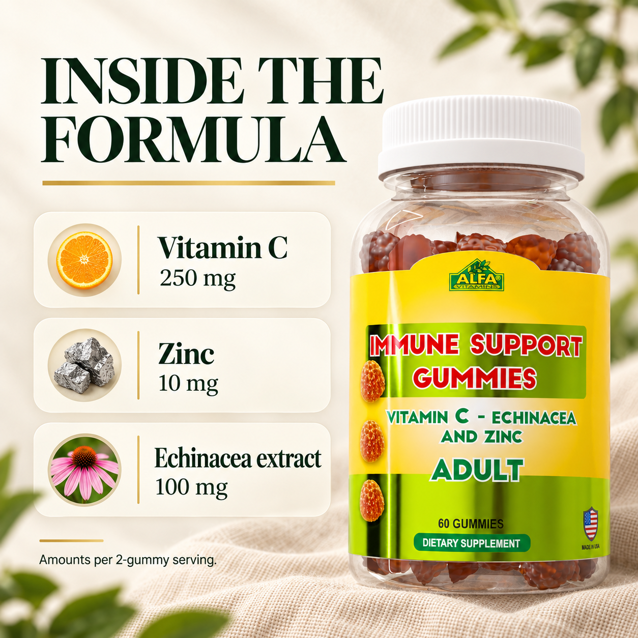 Immune Support Gummies — formula