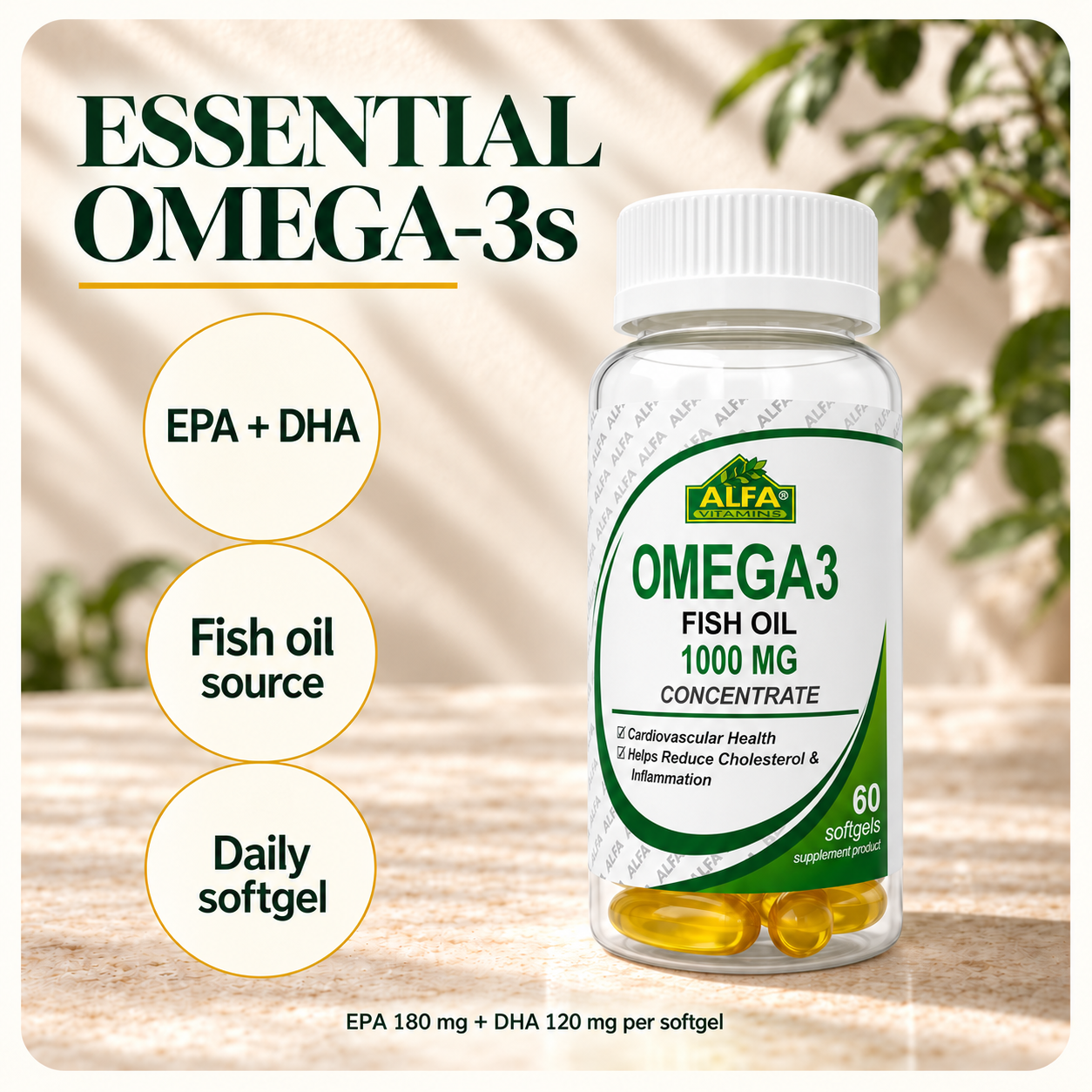 Omega-3 Fish Oil — benefits