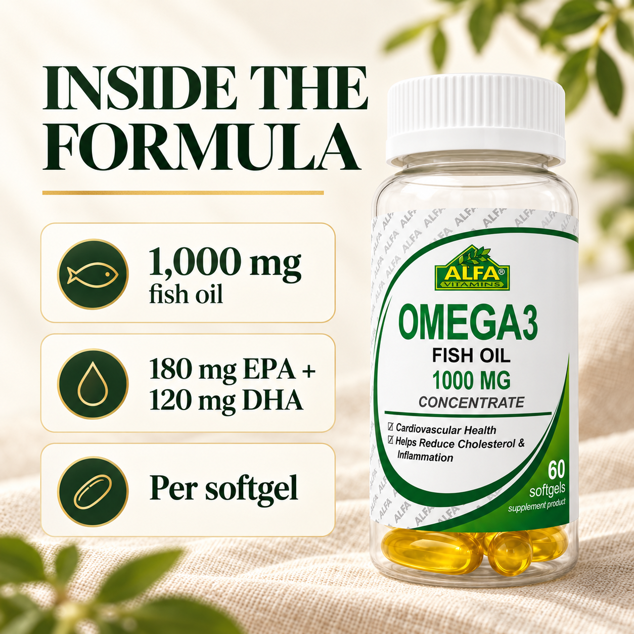 Omega-3 Fish Oil — formula