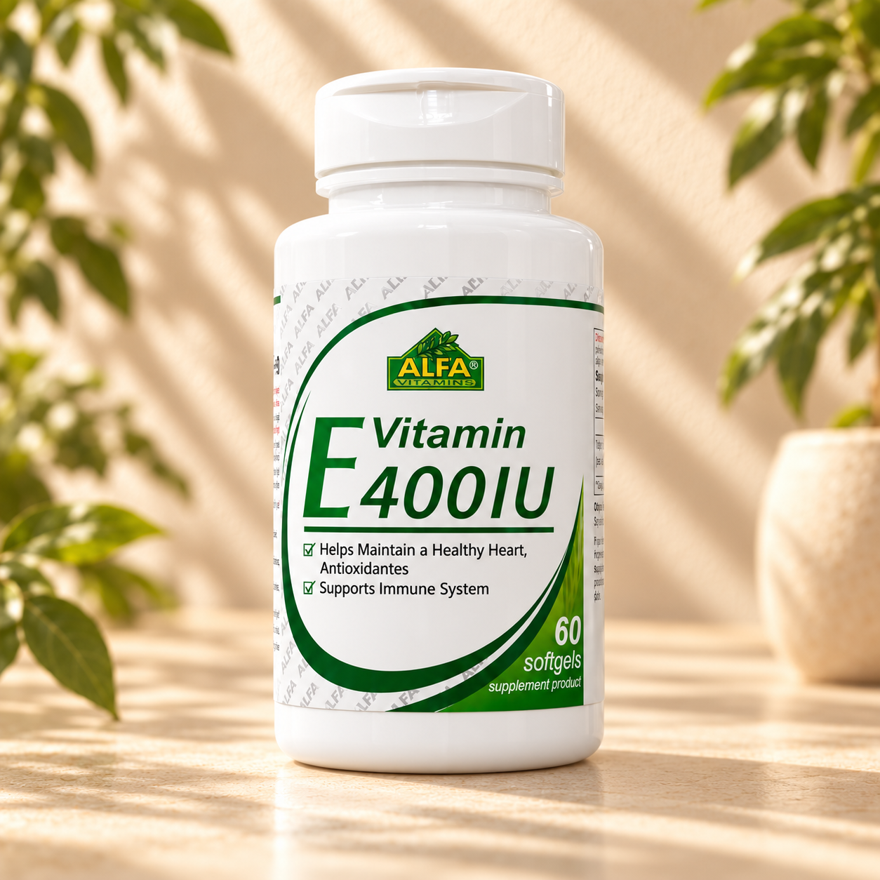 Vitamin E 400 IU - 60 softgels