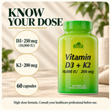 Vitamin D3 + K2 — benefits