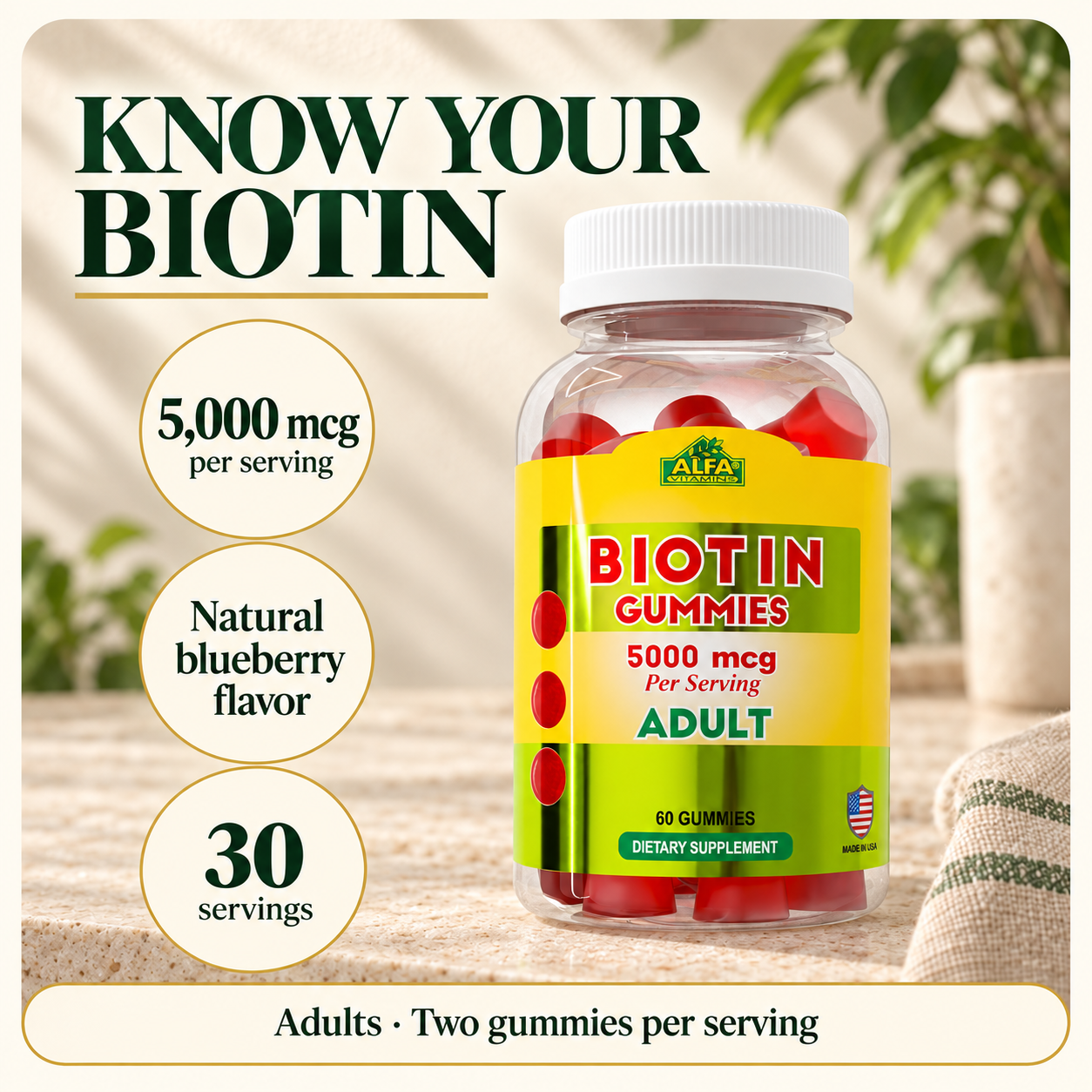 Biotin Gummies — benefits