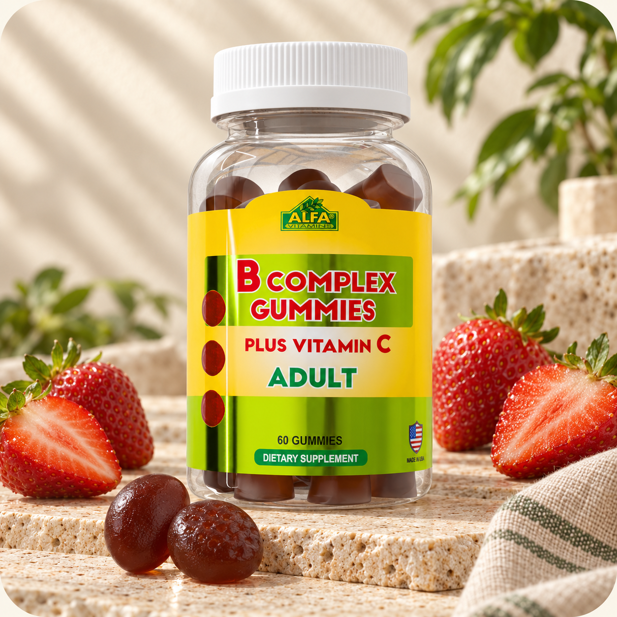 B Complex Gummies - 60 Gummies