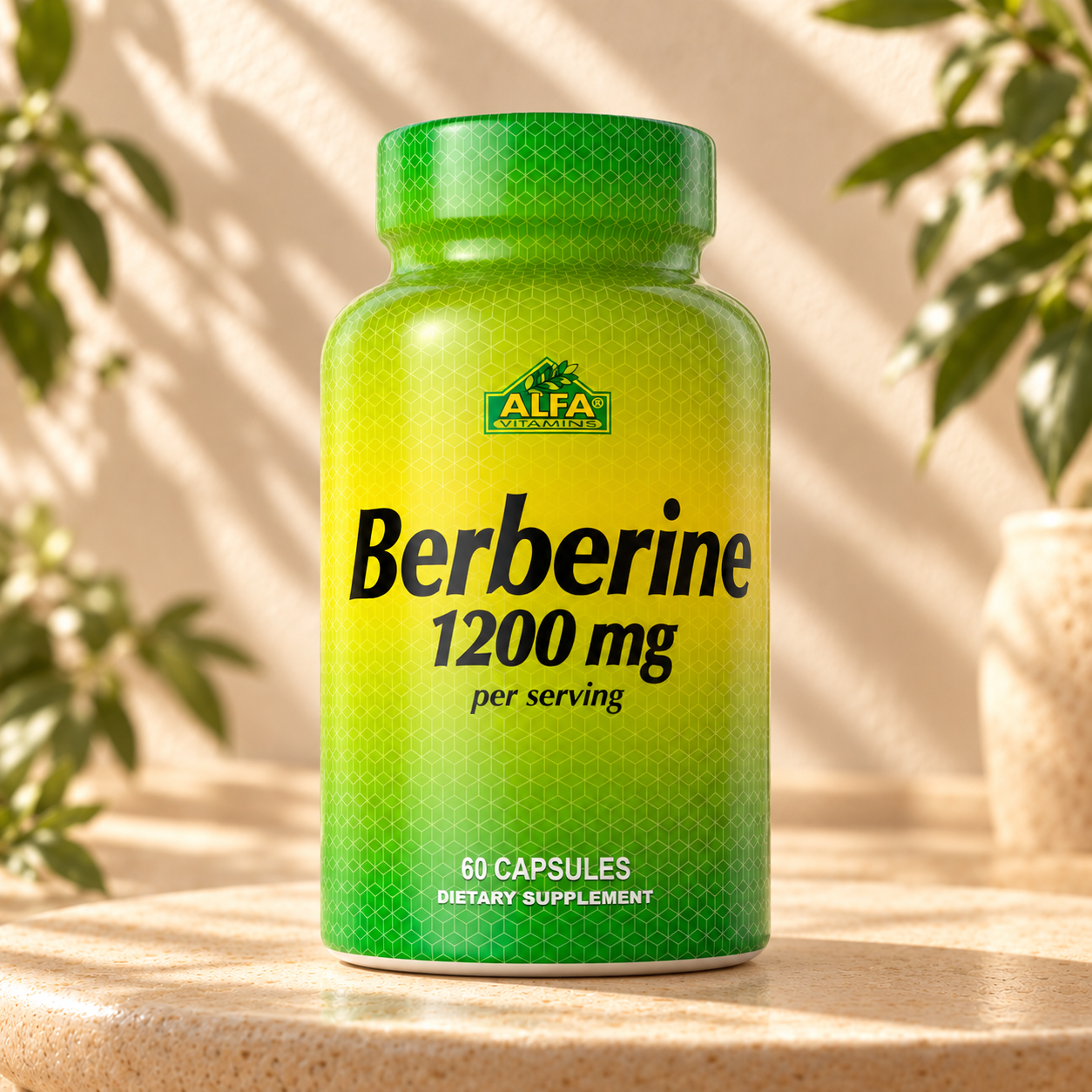 Berberine 1200 mg – 60 Capsules