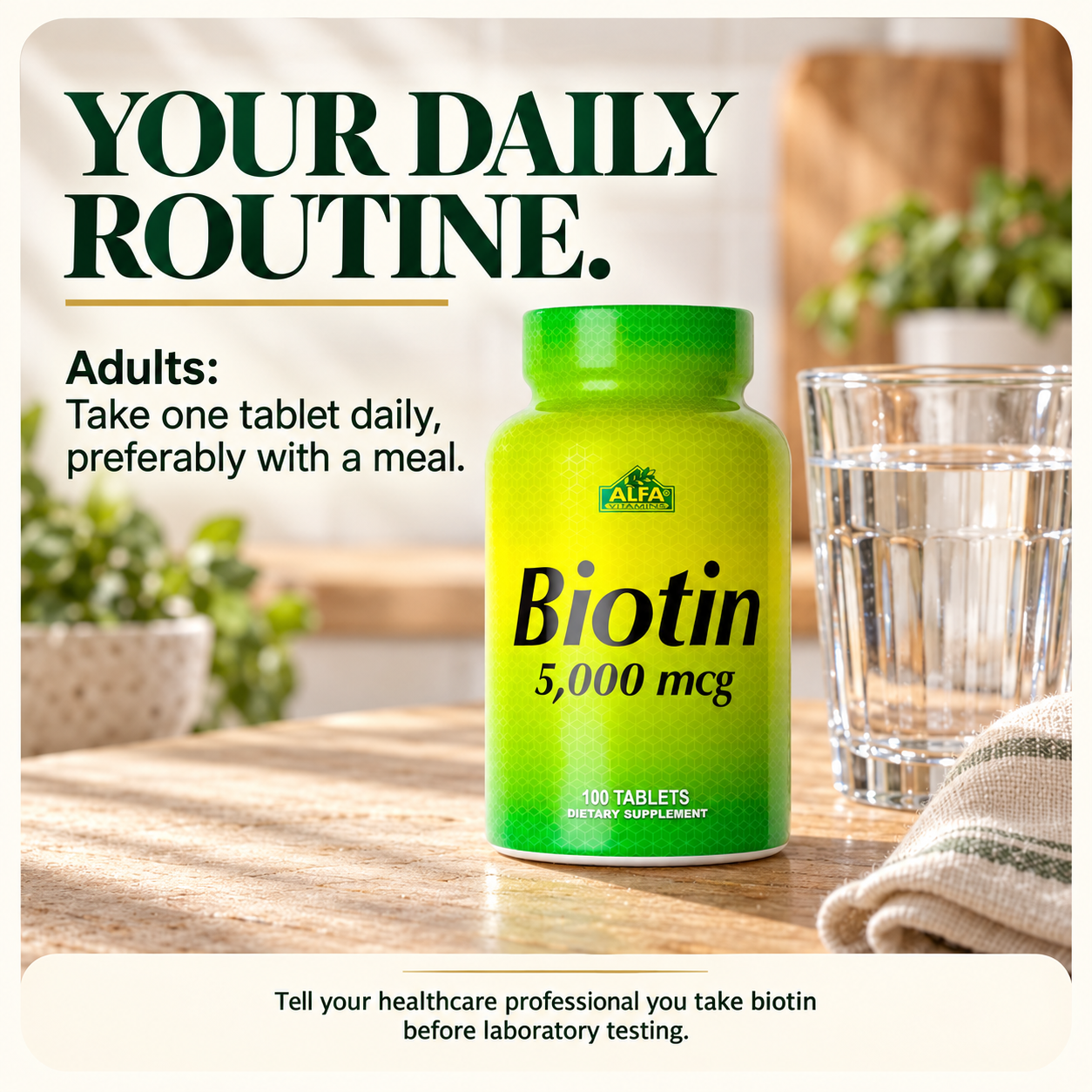 How to take Biotin
