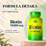 Alfa Vitamins Biotin 10000 mcg — rounded supporting image 2