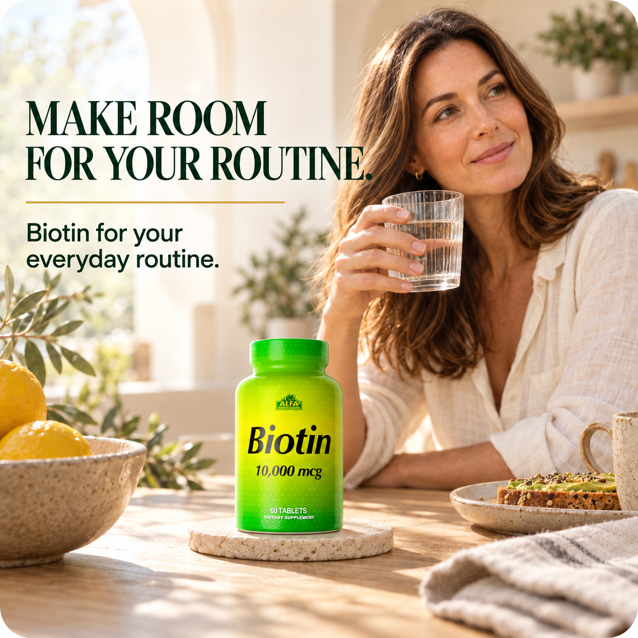 Alfa Vitamins Biotin 10000 mcg — rounded supporting image 4