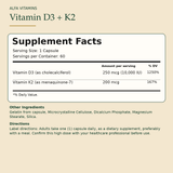 Vitamin D3 + K2 — facts
