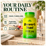 Adults: two tablets daily, preferably with a meal; 50 servings per bottle.