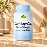 Calcium Magnesium Zinc Plus Vitamin D - 100 Caplets