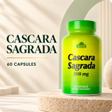 Alfa Vitamins Cascara Sagrada, 60 capsules, in the cream and forest-green brand setting.
