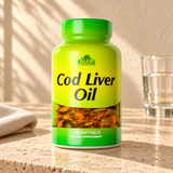 Cod Liver Oil with Vitamin A 1,250 IU - 100 Softgels