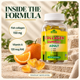 Alfa Vitamins Collagen Gummies, natural orange flavor — formula.