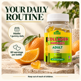 Alfa Vitamins Collagen Gummies, natural orange flavor — routine.