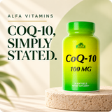 Alfa Vitamins CoQ-10 100 mg, 30 softgels