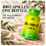 100 capsules per bottle