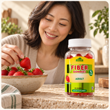 Alfa Vitamins Fiber Gummies, natural strawberry flavor — experience.