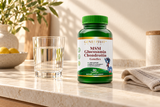Genesisvit - MSM Glucosamin Chondroitin Geneflex in a warm naturally lit setting
