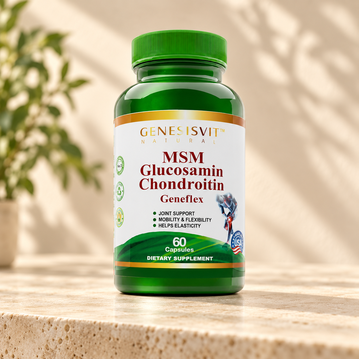 Genesisvit - MSM Glucosamin Chondroitin Geneflex