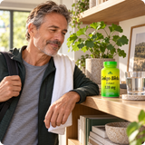 Ginkgo Biloba 120-capsule bottle in an active-day lifestyle scene