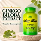 Ginkgo Biloba 120 mg, 60 capsules — botanical identity
