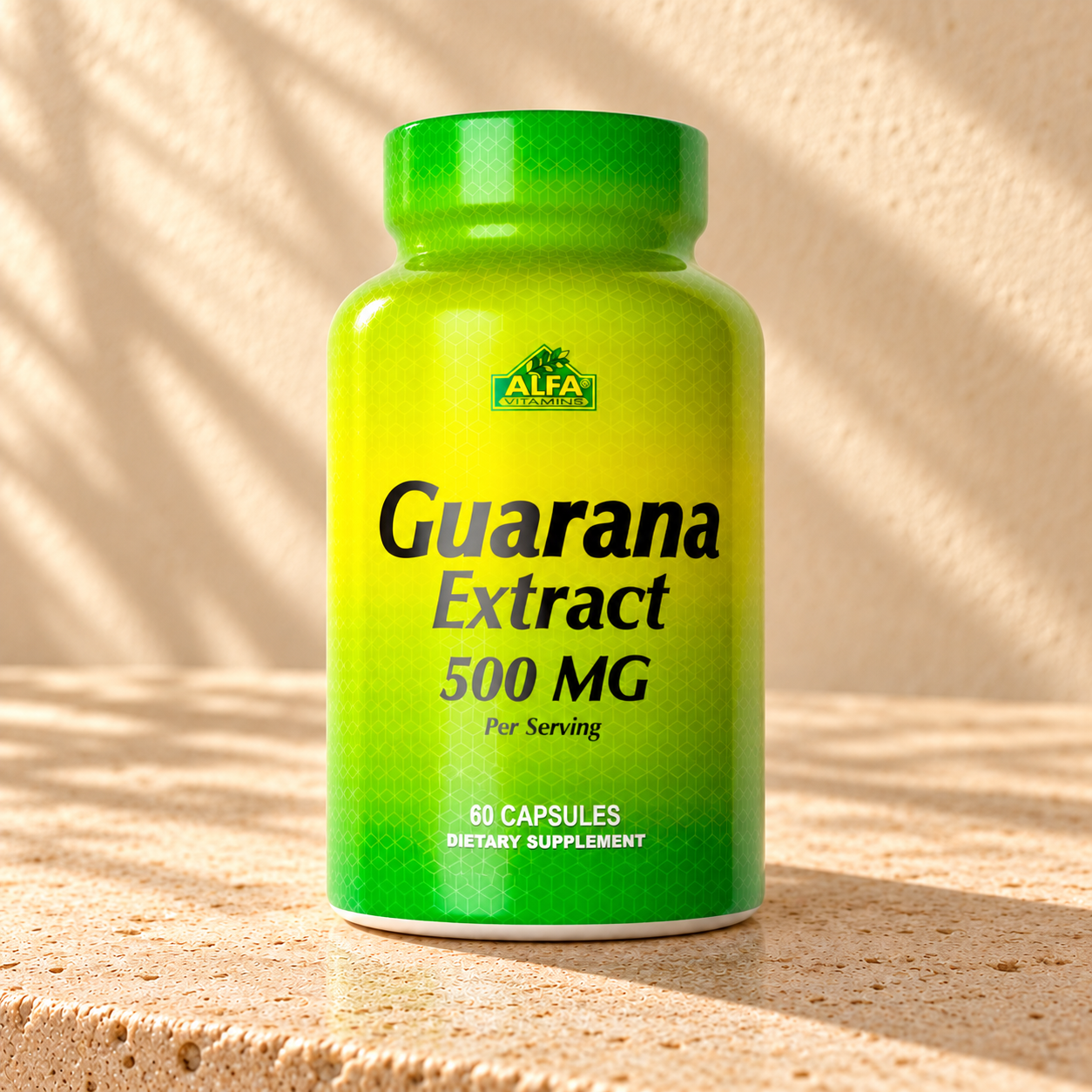 Guarana 500MG - 60 Capsules