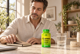 Guarana 60 capsules bottle in a sunlit home routine