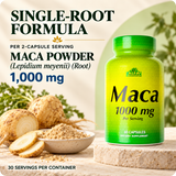 Maca root powder 1000 mg per two-capsule serving