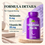 Alfa Vitamins Melatonin Plus B6 formula