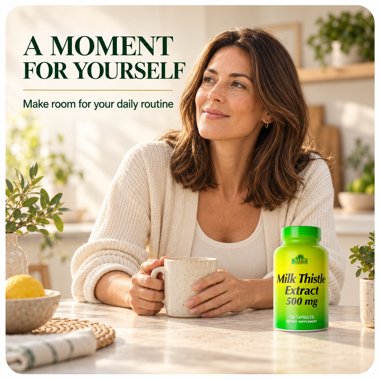 Milk Thistle Extract — morning lifestyle