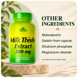Existing Milk Thistle Extract product-details artwork.