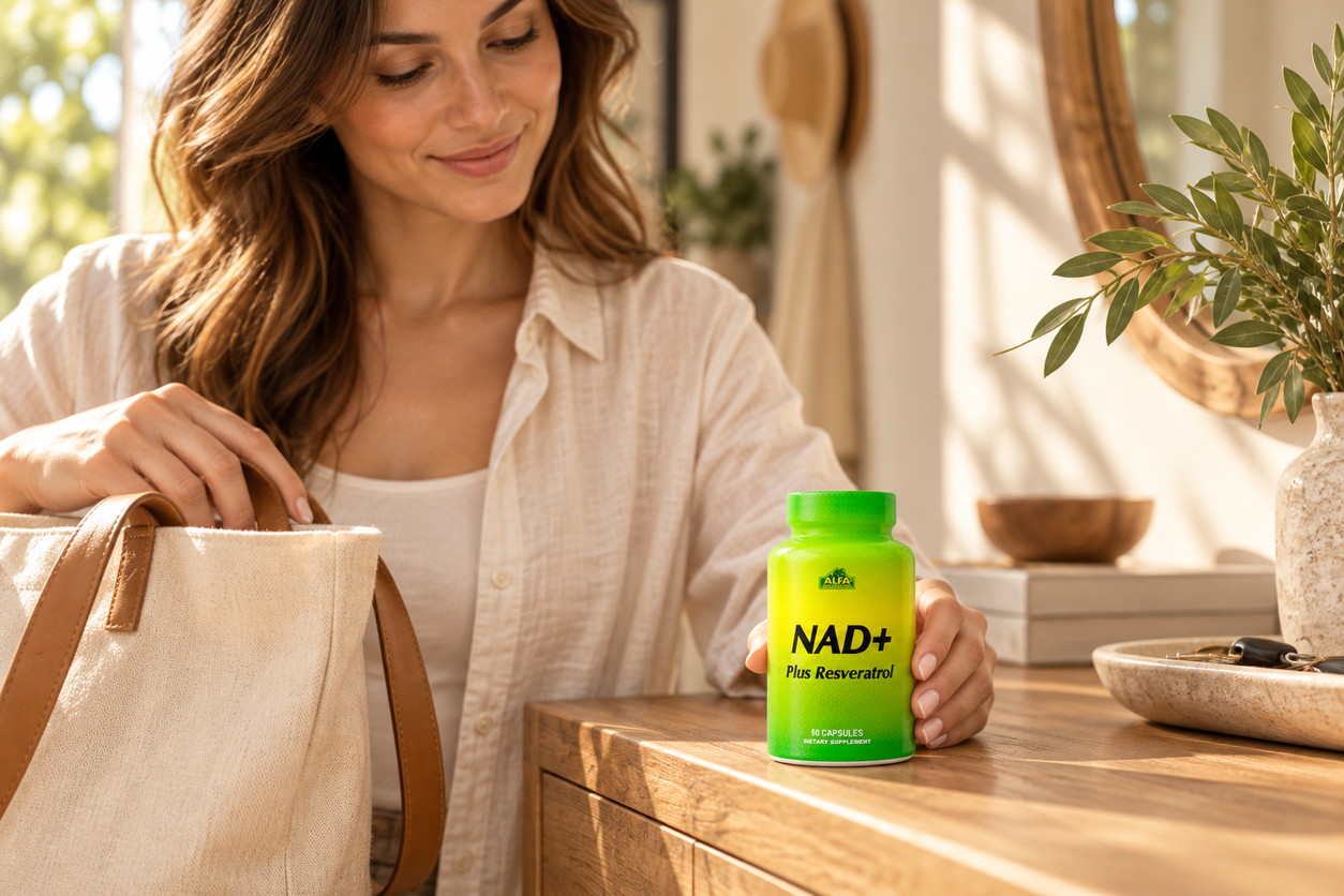 NAD+ Plus Resveratrol in an everyday setting
