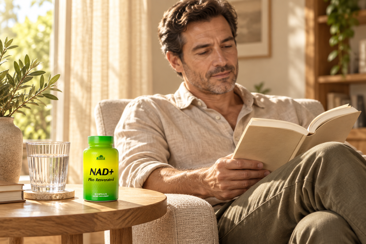 NAD+ Plus Resveratrol in a distinct everyday routine