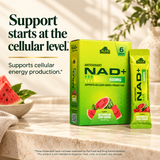 Alfa NAD+ packaging and labeled cellular energy support claim