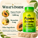 Existing Papaya Enzyme product-details artwork.