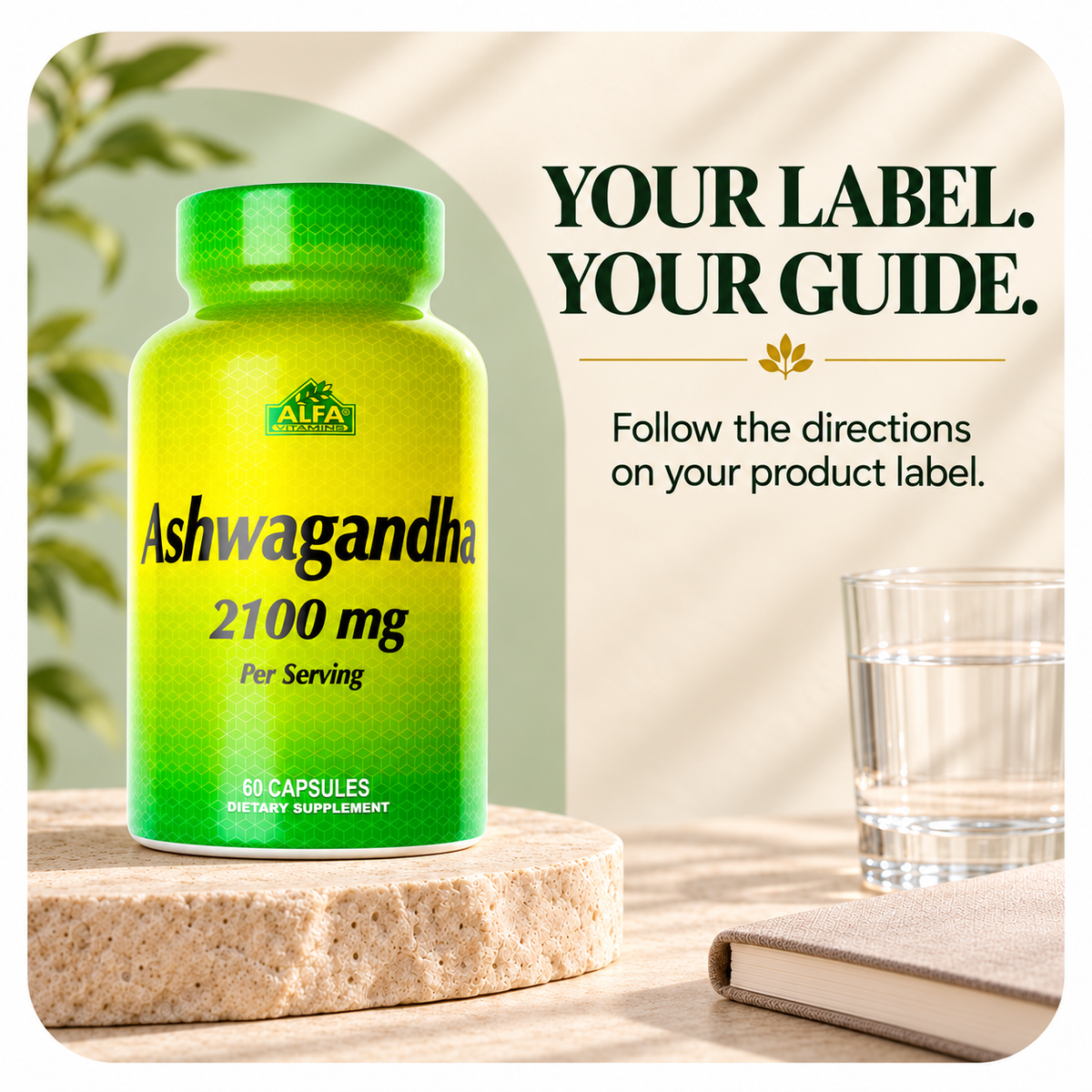 Ashwagandha — daily directions