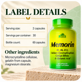 Alfa Vitamins Memorin — rounded brand artwork