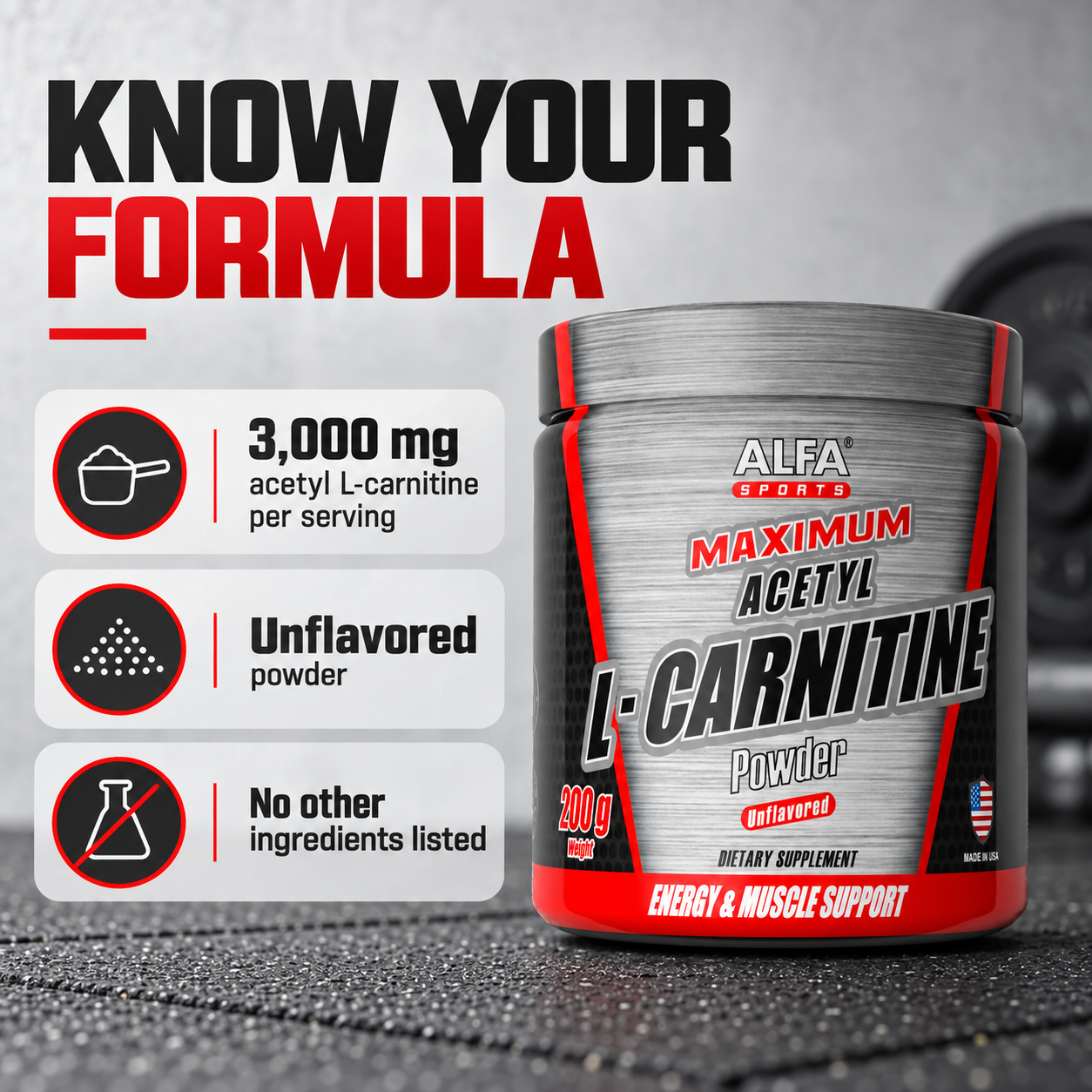 Acetyl L-Carnitine Powder — benefits