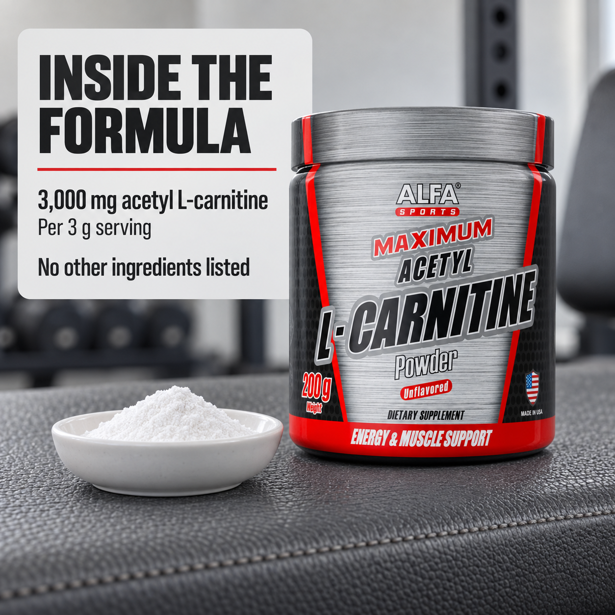Acetyl L-Carnitine Powder — formula