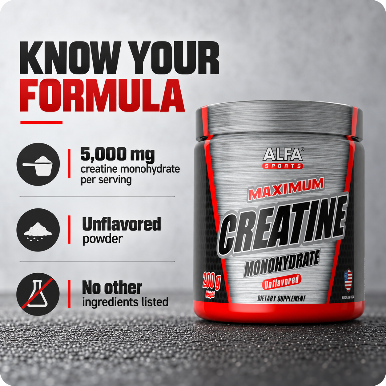 Creatine Monohydrate — benefits