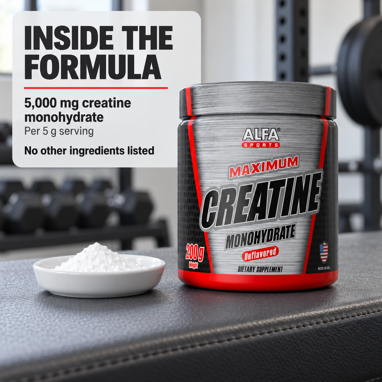 Creatine Monohydrate — formula