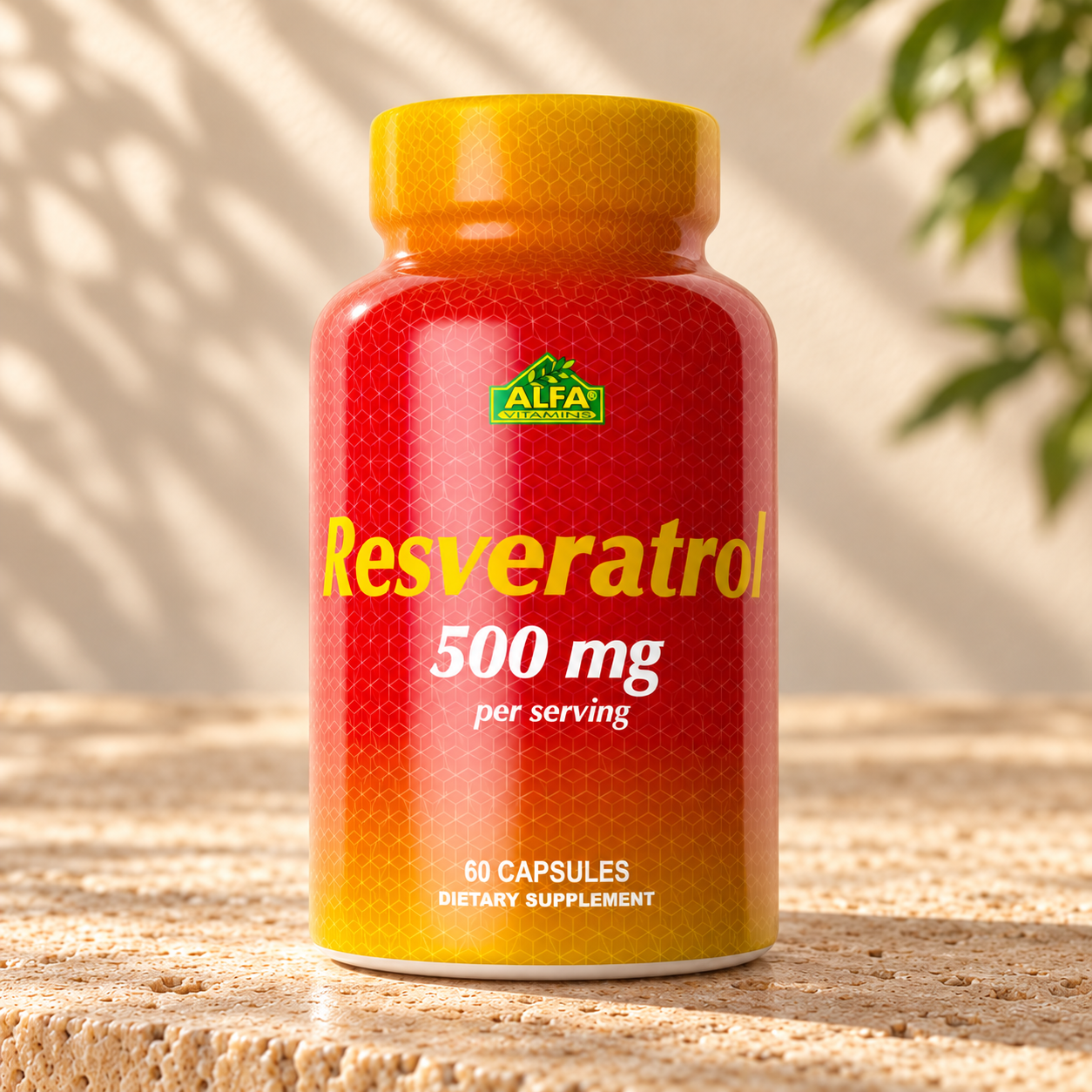 Resveratrol 500 mg - 60 capsules