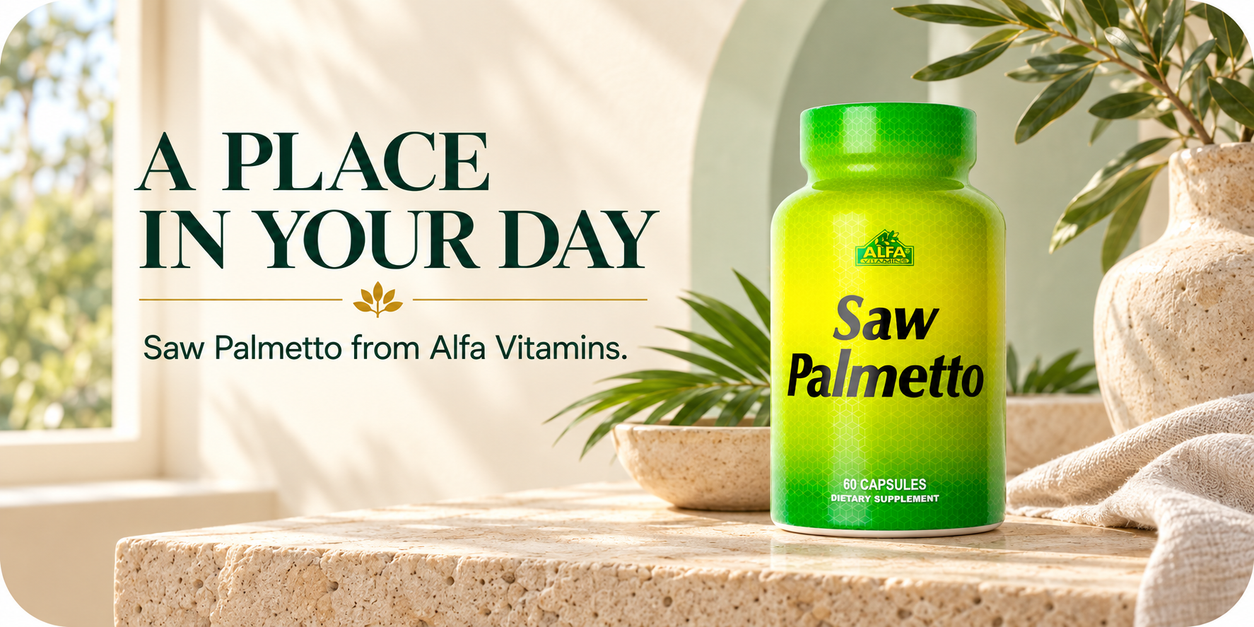 Saw Palmetto — Extract and powder in one formula