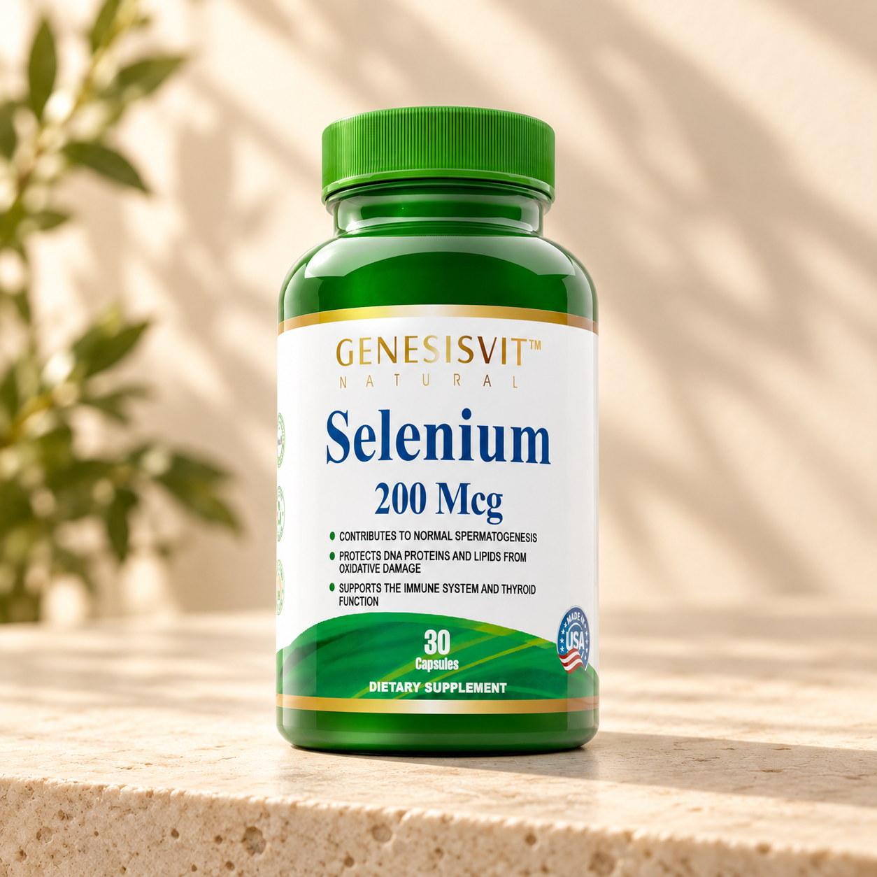 Selenium 200 Mcg (30 Capsules)