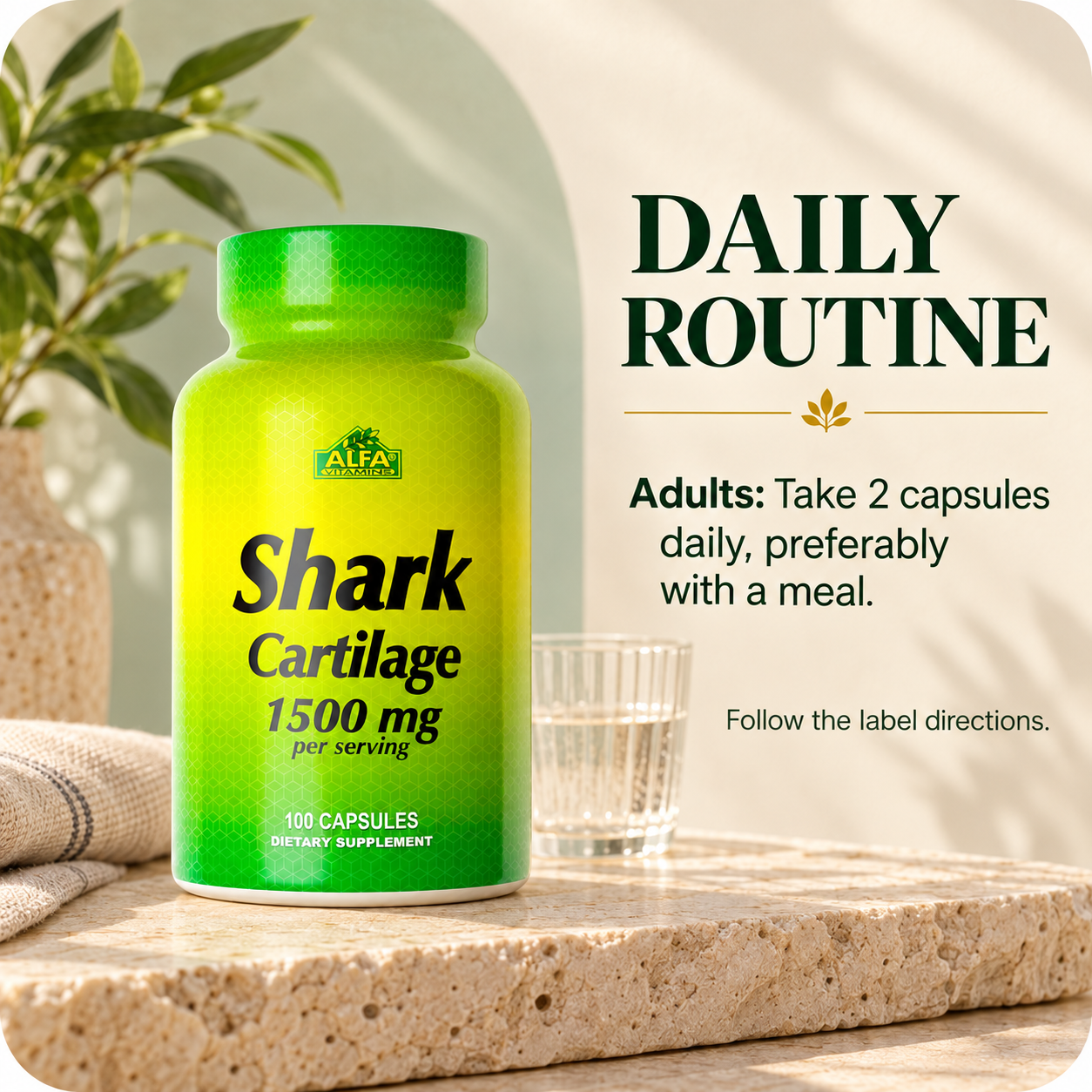 Shark Cartilage — routine
