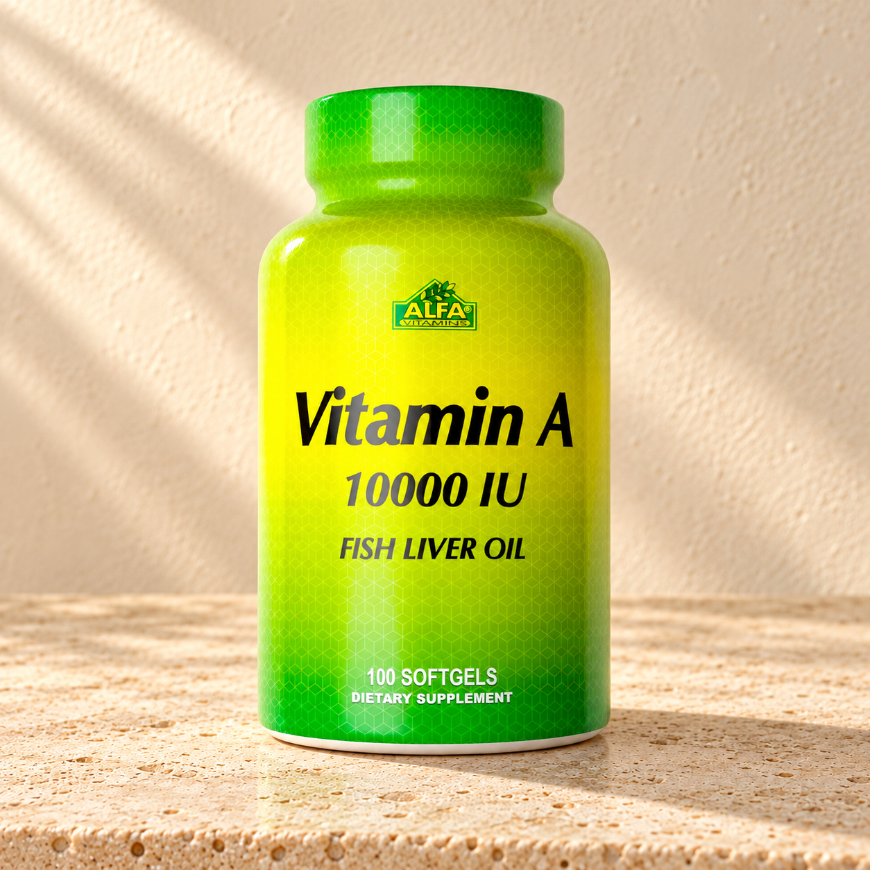 Vitamin A Fish Liver Oil - 100 softgels