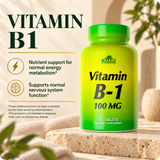 Alfa Vitamins Vitamin B1 100 mg benefits card